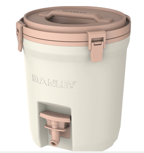 lot 103 image: Stanley 2 Gallon Adventure Fast Flow Water Jug Cream (1 Broken Latch)