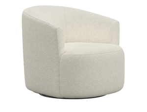 lot 13 image: Mainstays Boucle Swivel Accent Chair