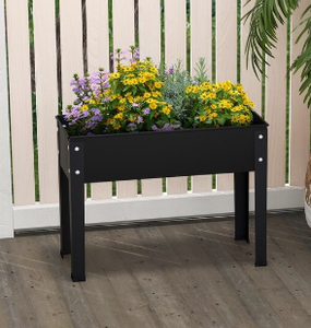 lot 311 image: Costway 24 Raised Garden Bed with Legs Metal Elevated Planter Box