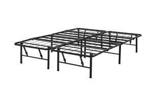 lot 320 image: Mainstays 14 High Quad Fold Steel Platform Bed Frame, Full