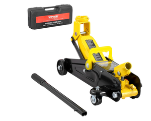 lot 421 image: VEVOR Low Profile Floor Jack 1.5 Ton Heavy Duty Single Piston Hydraulic Pump