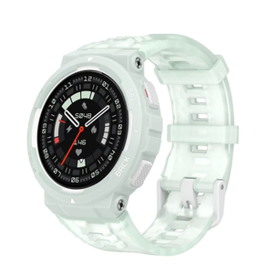 lot 452 image: Amazfit Active Edge Smart Watch 22mm with Mint Green Silicone band