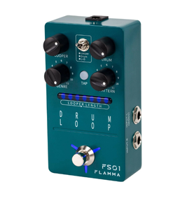 lot 467 image: Flamma Fs01 Drum Machine & Phrase Loop Pedal Guitar Pedal Mix Mode 20 Minutes Looper Capacity 121 Rhythms