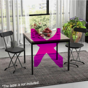 lot 280 image: Costway NP11011BK-2 Outdoor Folding Chair Set with Sturdy Frame & Ergonomic Backrest, Black - 2 Piece