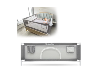 lot 283 image: Bed Rail for Toddlers,53 Baby Bed Rail Guard,Upgrade Adjustable Kids Bed Rail,Universal Safety Baby Bed Side Rail Guard for Twin,Full,Queen,King,Cal King Size.