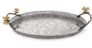 lot 7 image: Michael Aram Butterfly Ginkgo Oval Tray