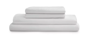 lot 17 image: AQUA Eucalyptus Sheet Set, King, Snow White