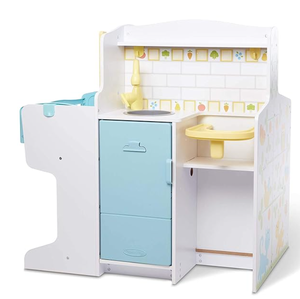 lot 35 image: Melissa & Doug Mine to Love Baby Care Activity Center for Dolls - Kitchen, Nursery, Bathing-Changing