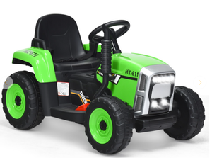 lot 77 image: 12V Ride on Tractor with 3-Gear-Shift Ground Loader for Kids 3 Years Old