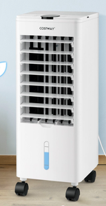 lot 165 image: Costway Evaporative Air Cooler Fan Portable Oscillating Swamp with 3 Speeds Modes Remote