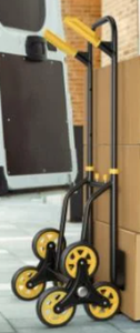 lot 470 image: Total Tactic TH10072DK 350 lbs Capacity Stair Climber Hand Truck with Telescoping Handle, Black