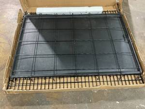 lot 46 image: Midwest Homes for Pets Ginormous Single Door 54-Inch Dog Crate for XXL Dogs Breeds Great Dane, Mastiff, St. Bernard, Drop Pin Assembly Requires Two People Divider Panel Not Included Black SL54