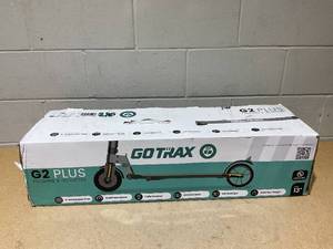 lot 50 image: GOTRAX Rival Adult Electric Scooter, 8.5 Pneumatic Tire, Max 12 mile Range and 15.5Mph Speed, 250W Foldable Escooter for Adult, Black