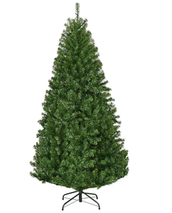 lot 353 image: Costway 6-ft Pre-lit Artificial Christmas Tree with Multicolor LED Lights