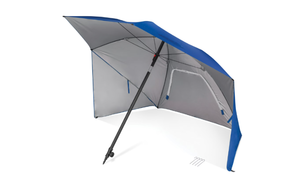 lot 496 image: Blue Sport-Brella Ultra 8 Portable All-Weather and Sun Umbrella with Carry Bag