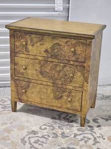 lot 28 image: Pier One Globius Cabinet Three Drawer Dresser