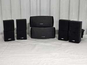 lot 45 image: Bose Surround Sound Speaker Set - (6)