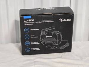 lot 98 image: AstroAI 100 PSI Portable Air Compressor - Car Air Pump - CZK-3631