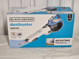 lot 79 image: Black & Decker Dust Buster Swivel Hand Vacuum