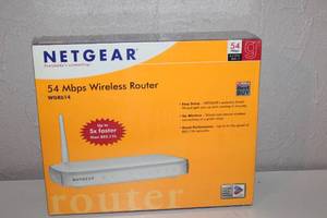 lot 41 image: Netgear WGR614 54 Mbps Wireless Router Sealed Box