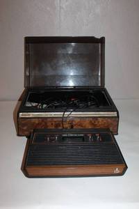 lot 50 image: Atari Video Computer System with Tele-Games Center Storage Case