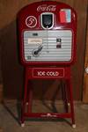 Vintage Coca-Cola Vendo 5 Cent Bottle Vending Machine on Stand