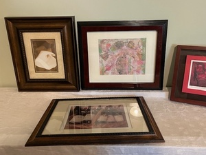 lot 6 image: Collection of 4 Framed Art Prints and Photographs