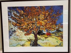 lot 18 image: Framed Print of Van Goghs The Mulberry Tree