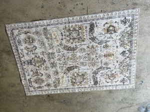 lot 80 image: Area Rug with Traditional Pattern, Neutral Colors