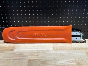 lot 8 image: STIHL 18 inch Farm Boss Bar and Chain with Cover