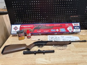 lot 28 image: Crosman 760 Pumpmaster BB Gun with Accessories