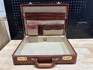 lot 47 image: Leather Briefcase with Combination Lock