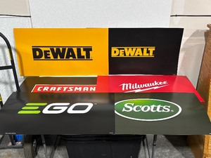 lot 54 image: 18 x 34 Man Cave Signs