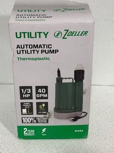 lot 56 image: Automatic Utility Pump 13 HP 40 GPM