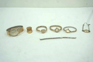 lot 33 image: Vintage Ladies Watches, Vintage Mens Watch, and Ring