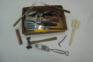 lot 50 image: Kitchen Utensils Vintage and more Modern