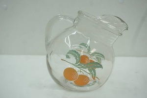 lot 54 image: Vintage Glass Juice Pitcher