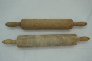 lot 56 image: VintageAntique Rolling Pins (2ct)