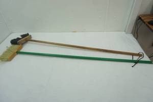 lot 108 image: (2ct) Vintage Brooms