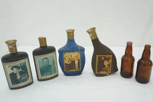 lot 128 image: Vintage Jim Beam Whiskey Decanters and Bottles (1968)