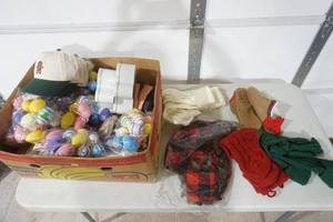 lot 143 image: Large Lot ALL NEW -Variety, slippers and other cloths items, Easter, Christmas and more