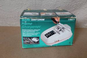 lot 27 image: Sears Craftsman Home Electric Sharpener with Manual