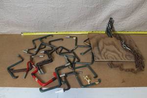 lot 36 image: Deer Hunting Tree Stand Chair with Collection of Tree Spikes