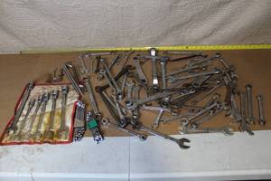 lot 70 image: Large Collection of Assorted Wrenches and Spanner Sets