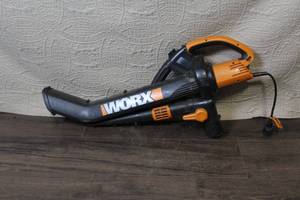 lot 145 image: Worx WG505 Electric Leaf Blower Mulcher and Vacuum
