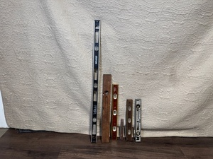 lot A-193 image: Collection of 6 Vintage and Modern Levels, Stanley and Sears