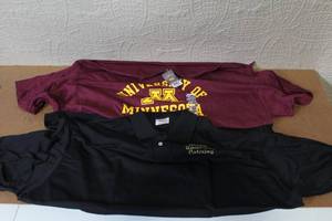 lot 305 image: Set of 2 University of Minnesota XXL Shirts MV Sport and Hanes