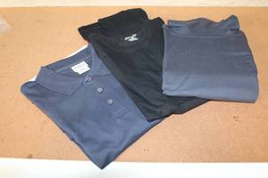 lot 312 image: Set of 3 Mens Shirts Including L.L. Bean Polo, St. Johns Bay Tee, and L.L. Bean Turtleneck XL