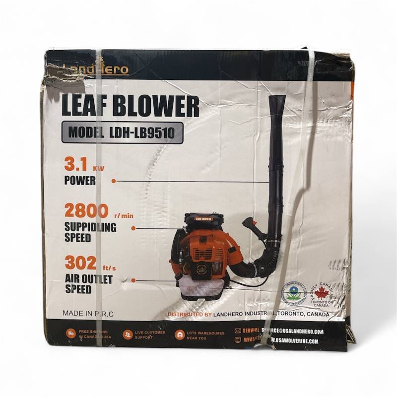 lot 9227 image: Landhero Leaf Blower (LB8850) Damaged Box