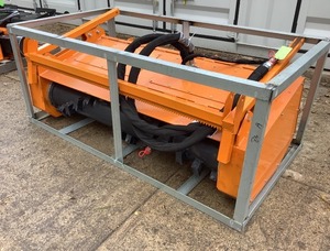 lot 4141 image: Wolverine 60 Inch Drum Mulcher Attachment (DUM-26-73W)